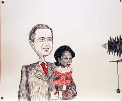 Enrique Chagoya Poor George (After P.G.) #3, 2004