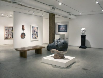 Installation view, Robert Arneson, 'Troublesome Subjects: Three Decades of Paintings, Sculptures, and Works on Paper,' 2013.