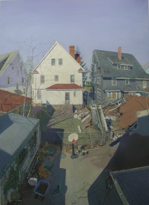 Andrew Lenaghan, Bedroom Window View #3 (Fall), 2013