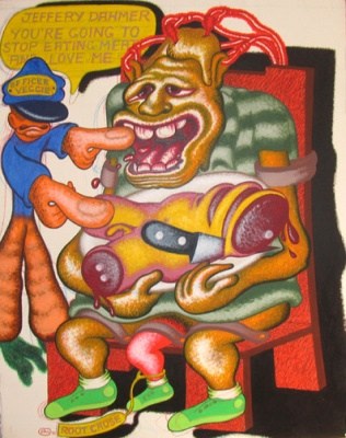 Peter Saul Jeffrey Dahmer Won't Eat his Vegetables