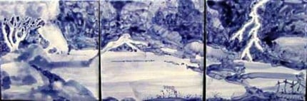James McGarrell Storm Diver Triptych