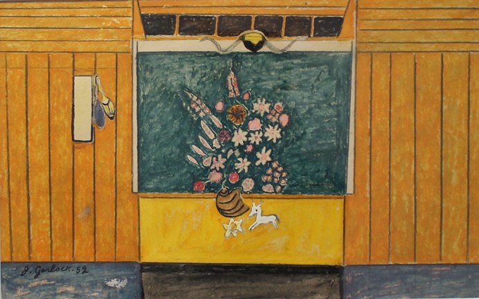 Interior with Bouquet