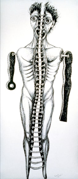 Self-Portrait: Split Figure  1984