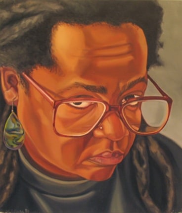 Diane Edison Self Portrait with Glasses