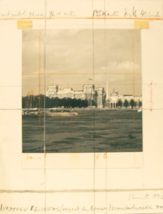 Christo - Wrapped Reichstag (Project for Berlin), 1992