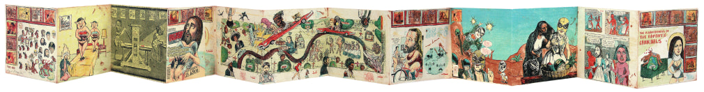 Enrique Chagoya, 'The Misadventures of the Romantic Cannibals,' 2003.