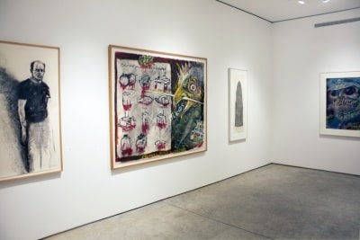 Installation view, Robert Arneson, Troublesome Subjects: Three Decades of Paintings, Sculptures, and Works on Paper, 2013.