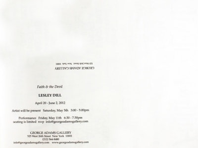 Lesley Dill Show Poster (continued)