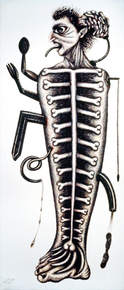 Self-Portrait: Mechanical Fish  1984