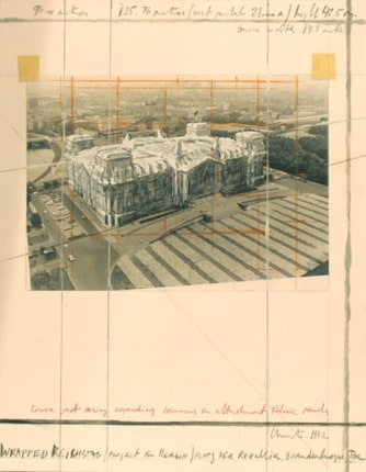 Christo - Wrapped Reichstag (Project for Berlin), 1992