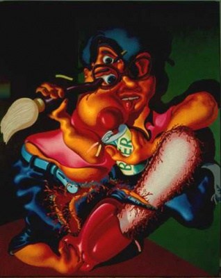 Peter Saul Oedipus Junior, 1983
