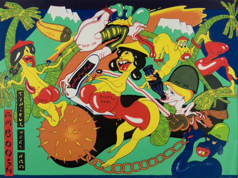 Peter Saul, 'Amboosh,' 1975