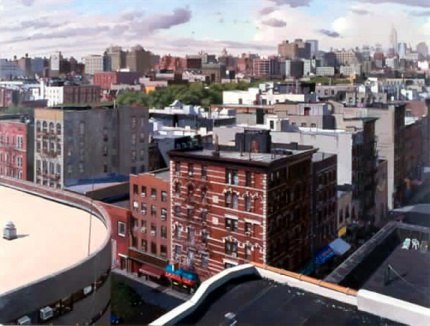 Andrew Lenaghan Corner of Eldridge and Grand Streets, After the Storm