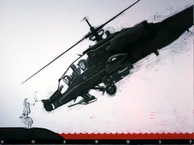 Enrique Chagoya Untitled (Road Map), 2004