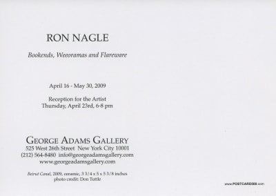 Ron Nagle Show Announcement (continued)