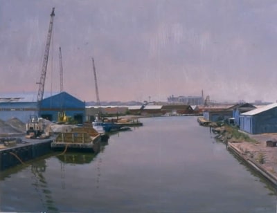 Andrew Lenaghan View Towards Gowanus Bay from Hamilton Ave. Bridge, 1998