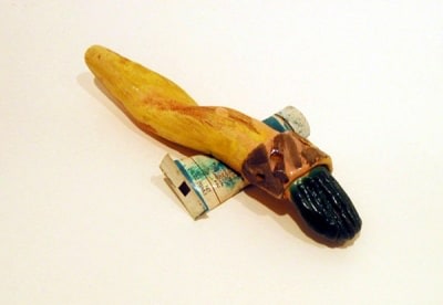 Robert Arneson Paintbrush and Liquitex Paint Tube, 1983