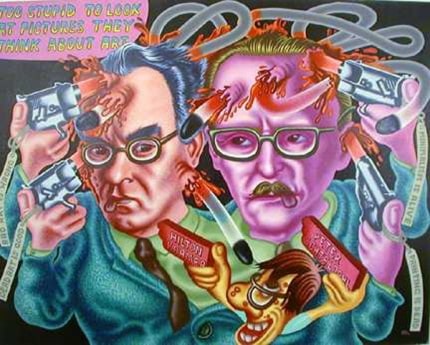 Peter Saul Art Critics' Suicide