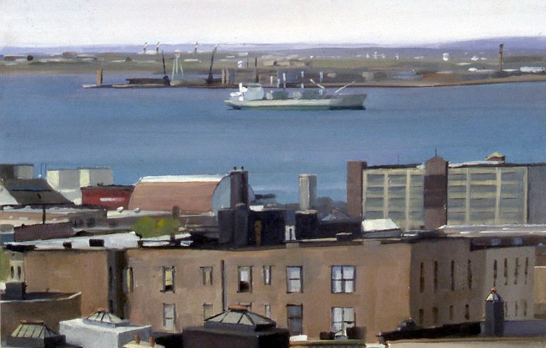 Andrew Lenaghan New York Bay from Susan's Roof