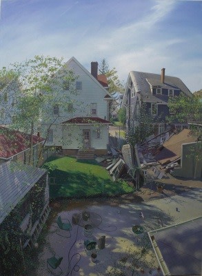 Andrew Lenaghan, Bedroom Window View #1 (Spring), 2013