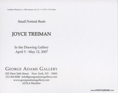 Joyce Treiman Show Announcement (continued)