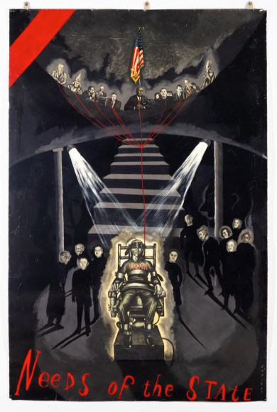 Sue Coe, Needs of the State, 1987