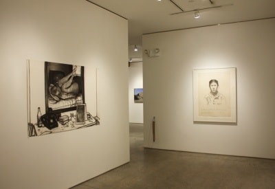 Installation view, Alfred Leslie, Figure Drawings from 1976-1983, George Adams Gallery, New York, 2012.