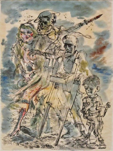 George Grosz The Smell of Defeat, 1943