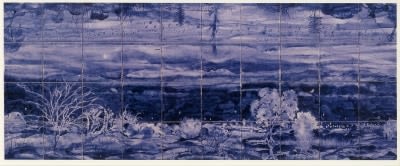 James McGarrell:Small Paintings and Glazed Porcelain Tiles