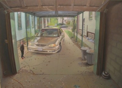 Andrew Lenaghan Charlie by the Garage, 2009