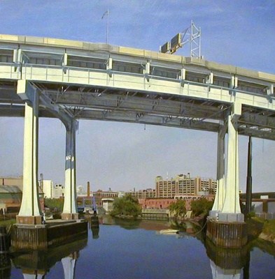 Andrew Lenaghan, 'LIE Overpass from Borden Ave,' 1999