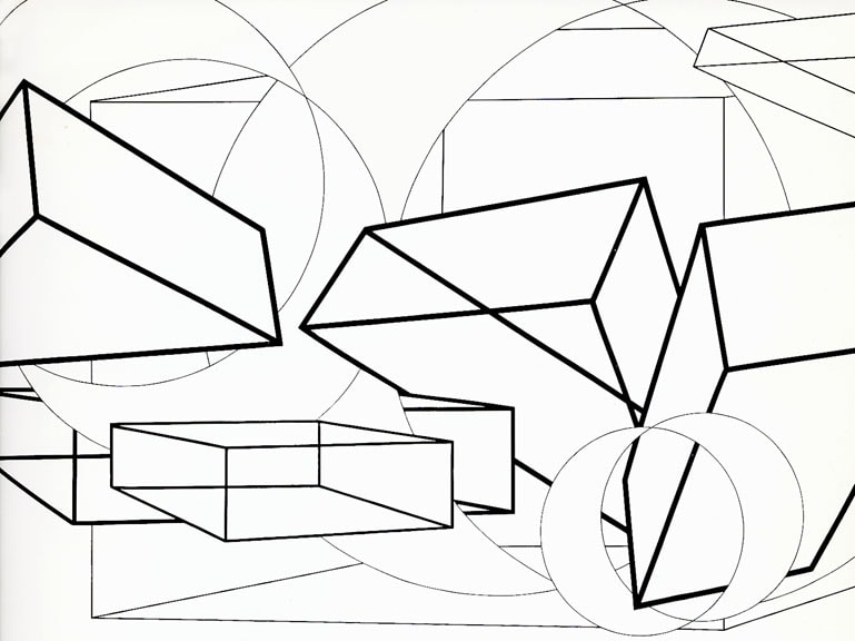 Al Held, NORTHWEST, 1973