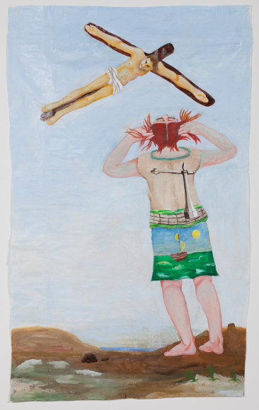 Stigmata, 2014, acrylic on paper