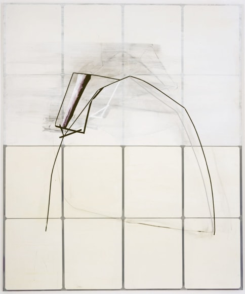 CHOP, 2005, Water based paints and pumice on canvas