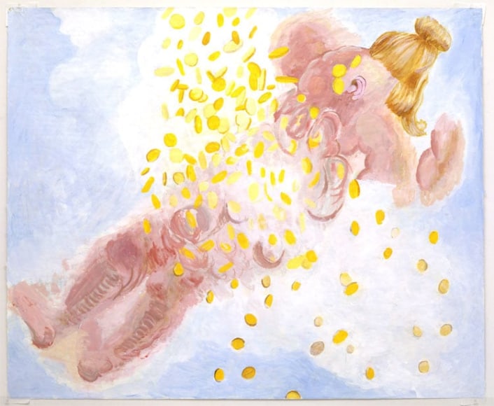 acrylic painting on paper