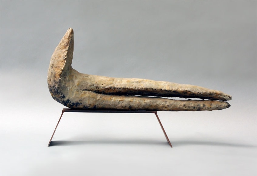 Ariel, 1983, Concrete, Encaustic and Steel