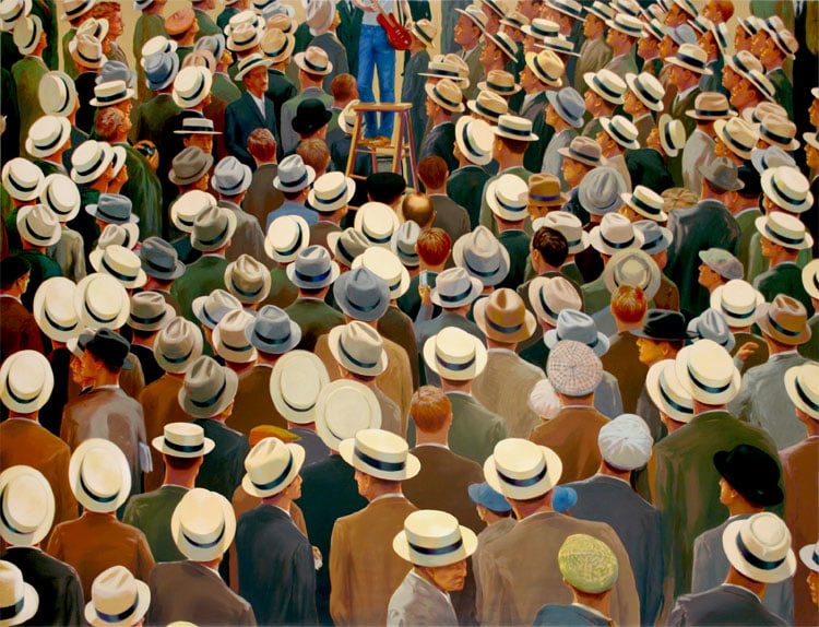 HOOK &amp;amp; LADDER, 2009, Oil on canvas