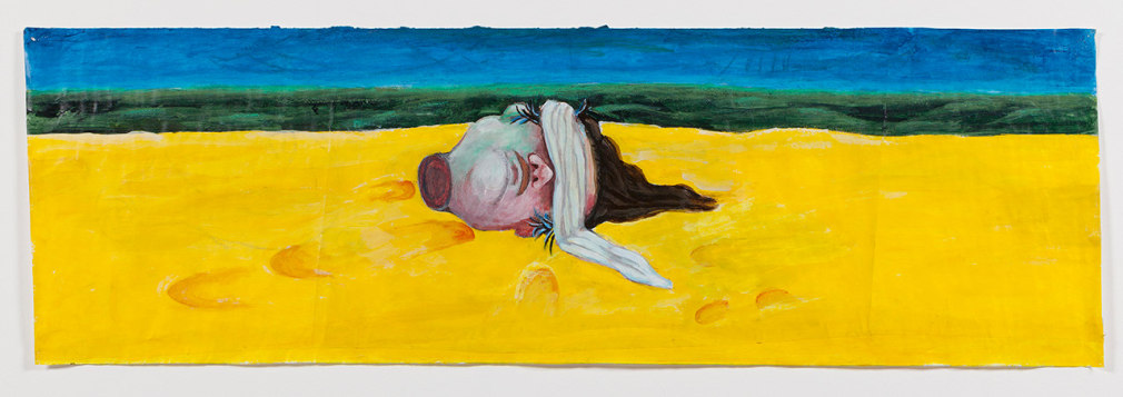 The Fleet Has Sailed, 2014, acrylic on paper