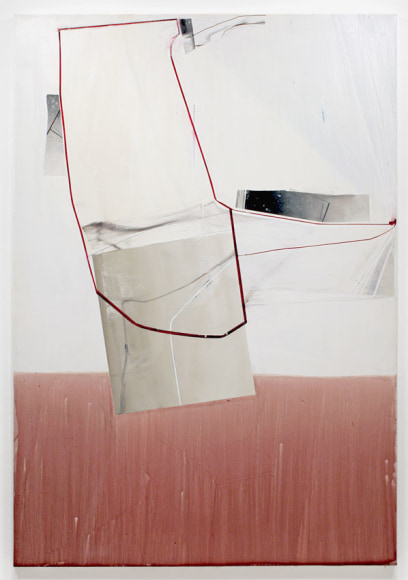 Untitled (Crank), 2011, Oil, pumice and latex on canvas