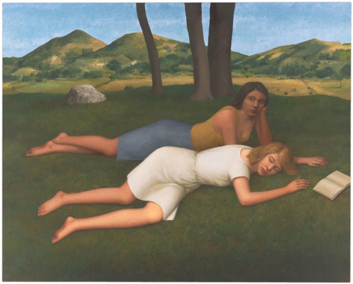 Afternoon in Umbria, 2010, Oil on canvas