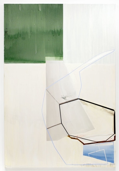 Pin, 2011, Oil, pumice and latex on canvas