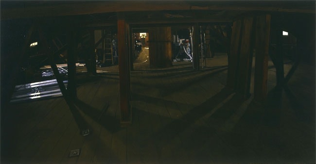 Oil painting by Rackstraw Downes