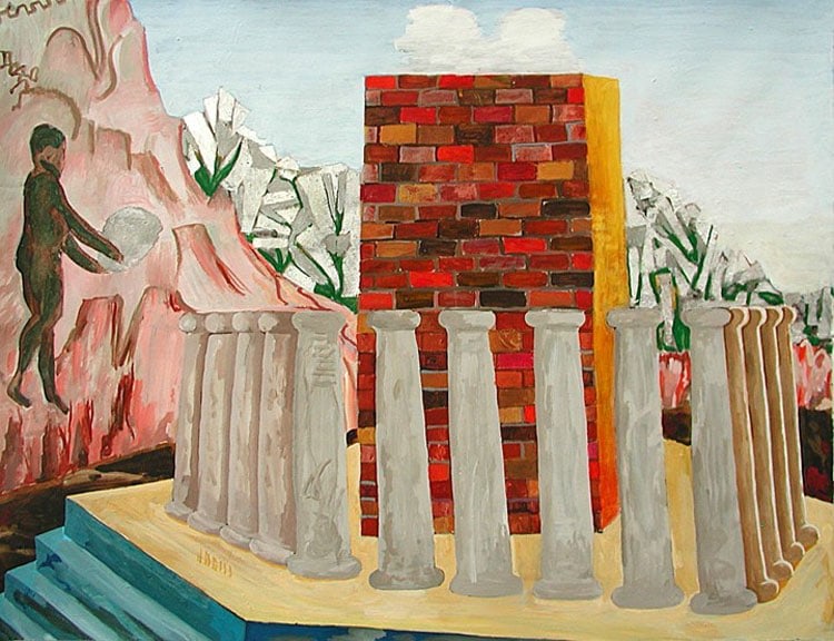 Sisyphus, 2007, Acrylic on paper