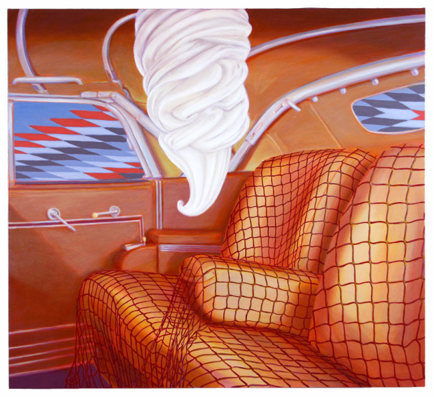 In a Twist, 2011, Oil on linen