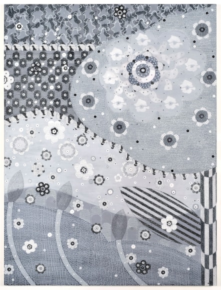 A Place, 2015, Acrylic, gesso, ink and pencil on canvas