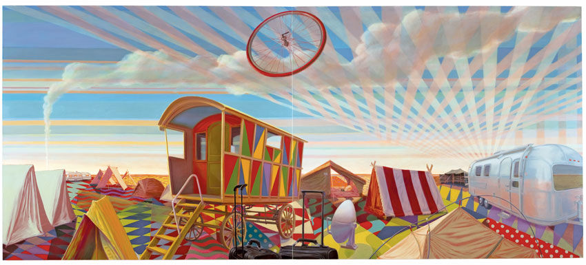 On the Lam, 2011, Oil on linen