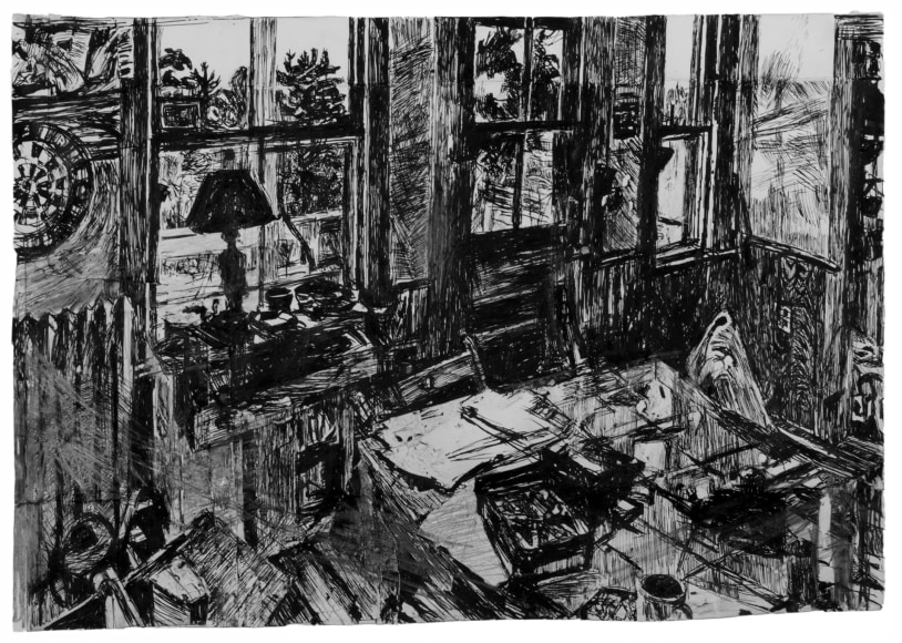 Kitchen Interior with Dartboard, 2008&nbsp;