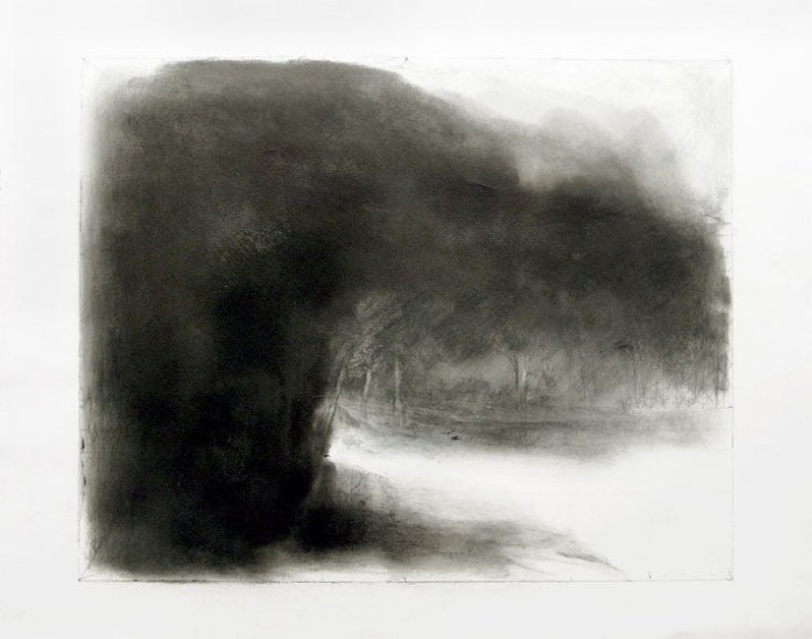 Graphite drawing by Jake Berthot