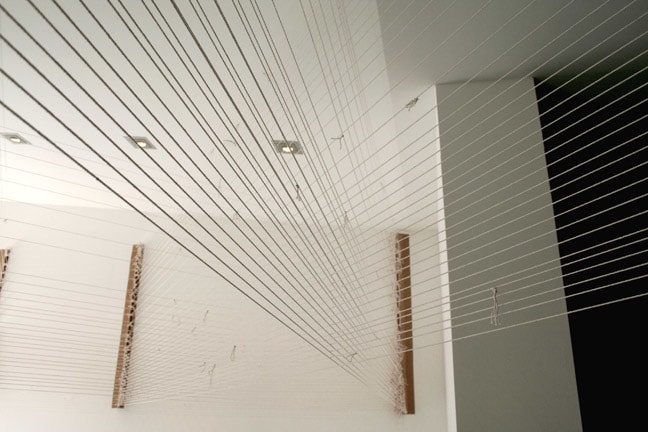 string installation by Annette Lawrence