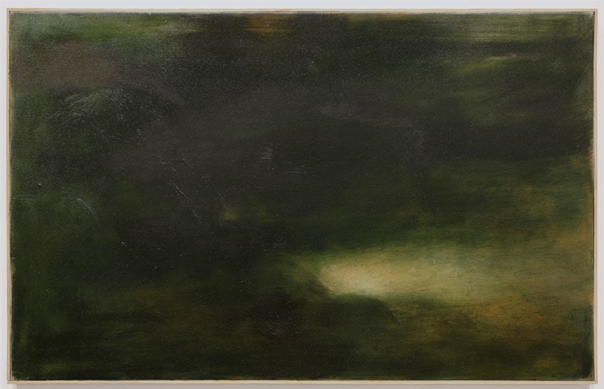 &quot;Is the Sound of the Sky the Blue Voice of Air&quot; (Poem by Pablo Neruda), 2012, Oil on Linen